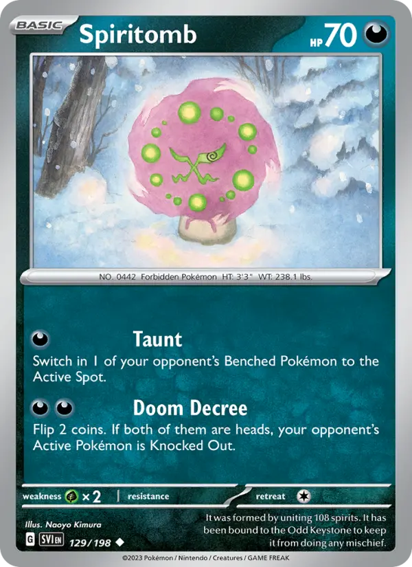 Spiritomb, Scarlet & Violet 129
