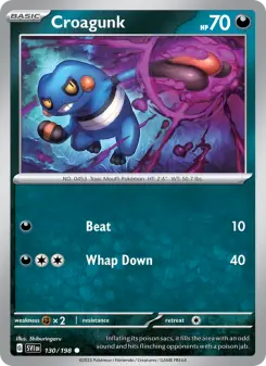 Croagunk, Scarlet & Violet 130