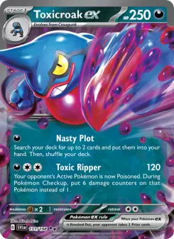 Toxicroak ex, Scarlet & Violet 131