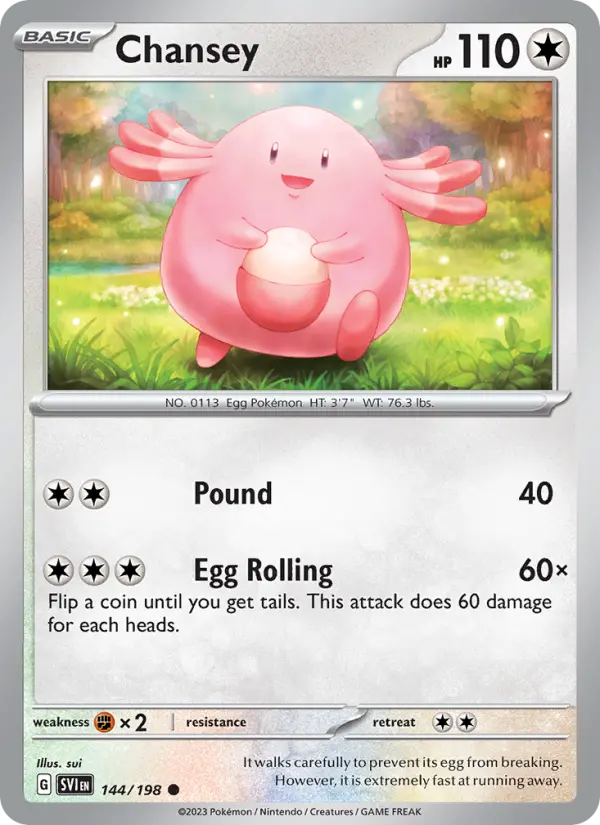 Chansey, Scarlet & Violet 144