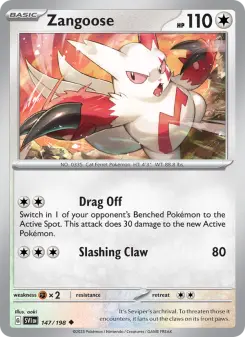 Zangoose, Scarlet & Violet 147