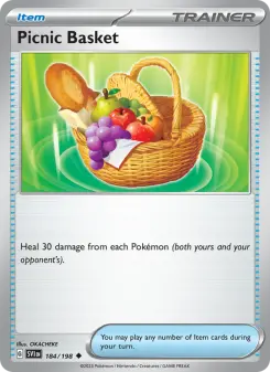 Picnic Basket, Scarlet & Violet 184