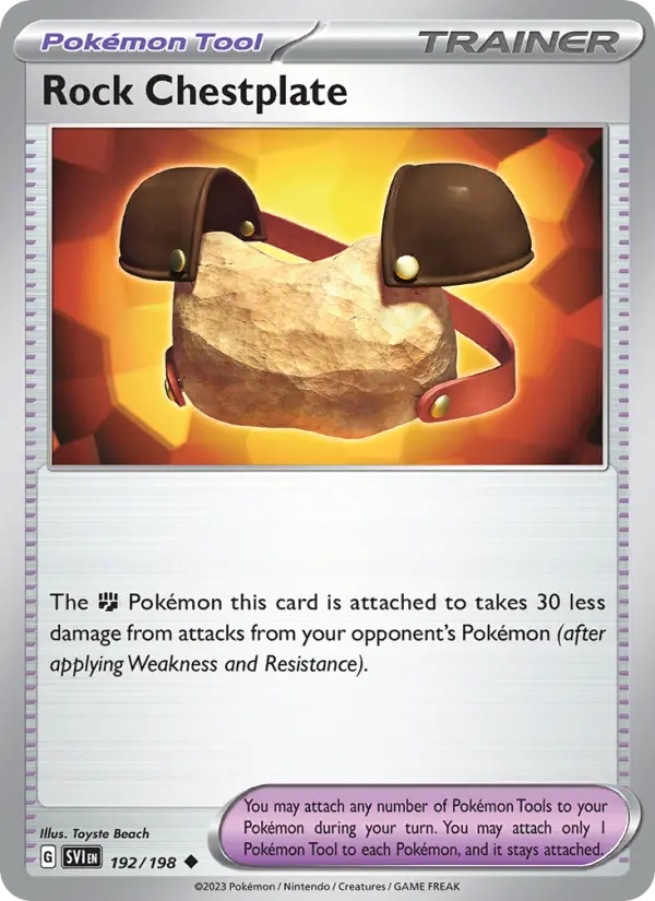 Rock Chestplate, Scarlet & Violet 192