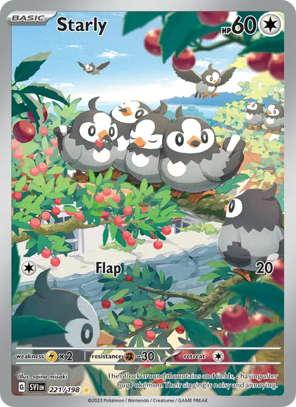 Starly, Scarlet & Violet 221