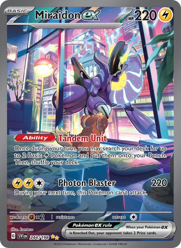 Miraidon ex, Scarlet & Violet 244