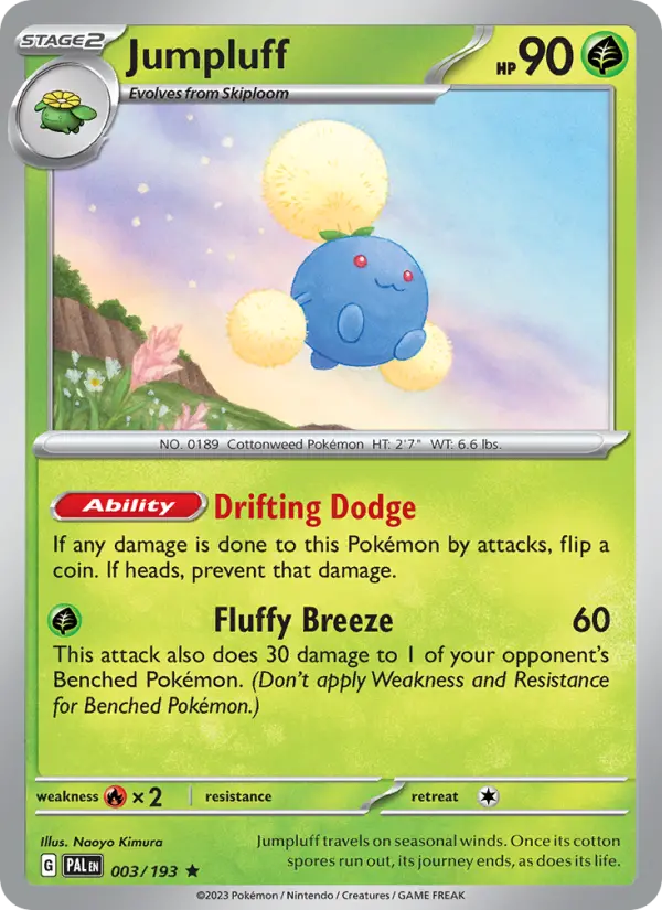 Jumpluff, Paldea Evolved 003