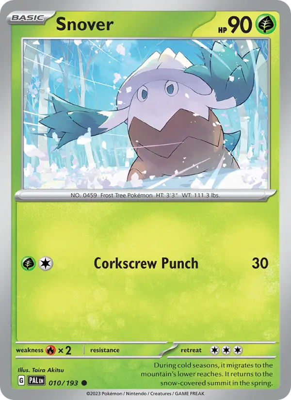 Snover, Paldea Evolved 010