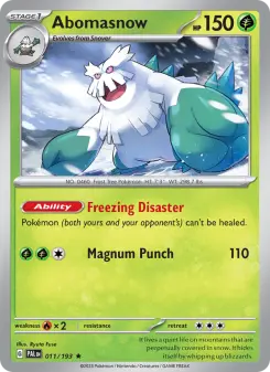 Abomasnow, Paldea Evolved 011