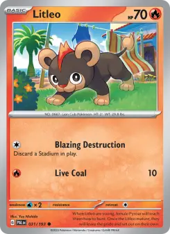 Litleo, Paldea Evolved 031