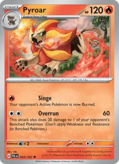 Pyroar, Paldea Evolved 032