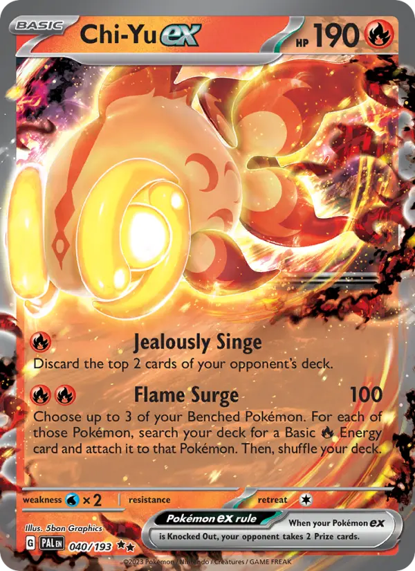 Chi-Yu ex, Paldea Evolved 040
