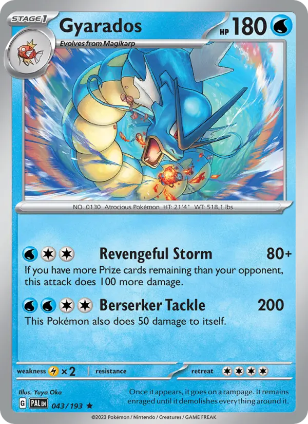 Gyarados, Paldea Evolved 043