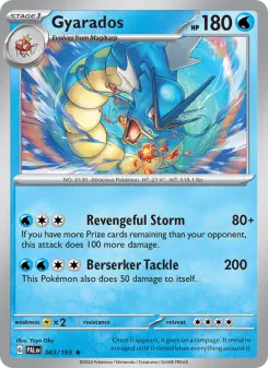 Gyarados, Paldea Evolved 043