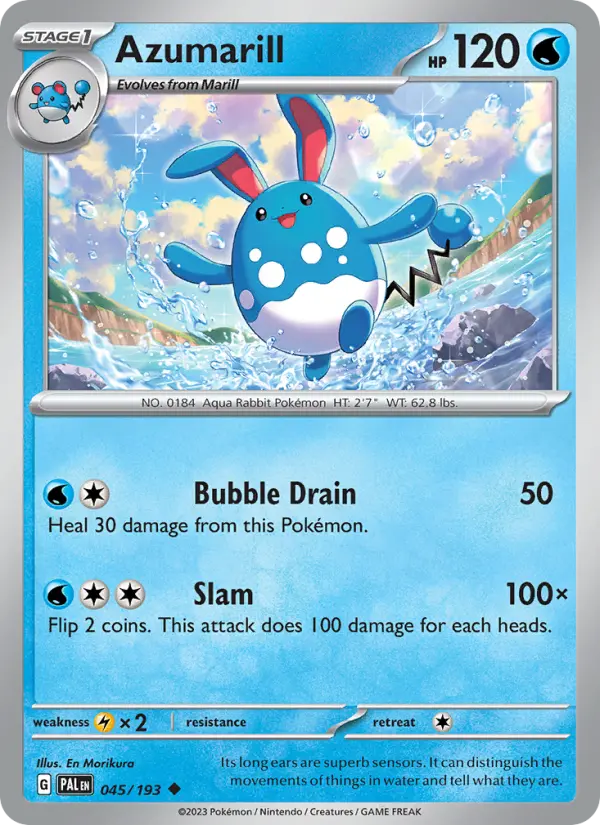 Azumarill, Paldea Evolved 045