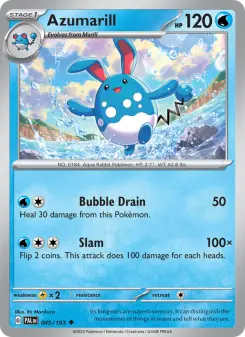 Azumarill, Paldea Evolved 045