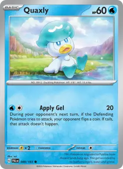 Quaxly, Paldea Evolved 049