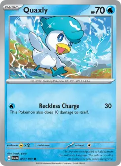 Quaxly, Paldea Evolved 050