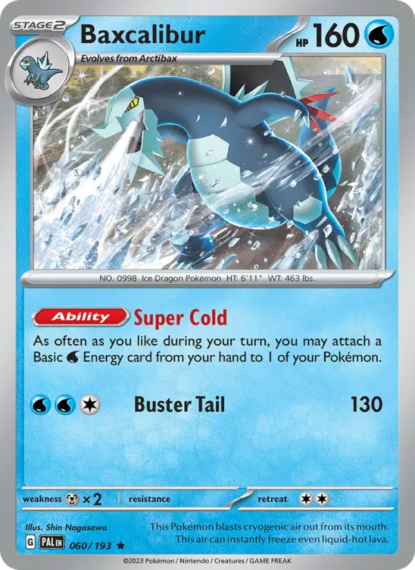 Baxcalibur, Paldea Evolved 060
