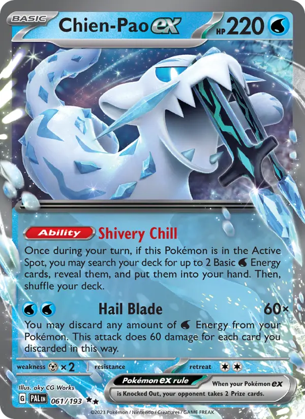 Chien-Pao ex, Paldea Evolved 061
