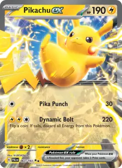 Pikachu ex, Paldea Evolved 063