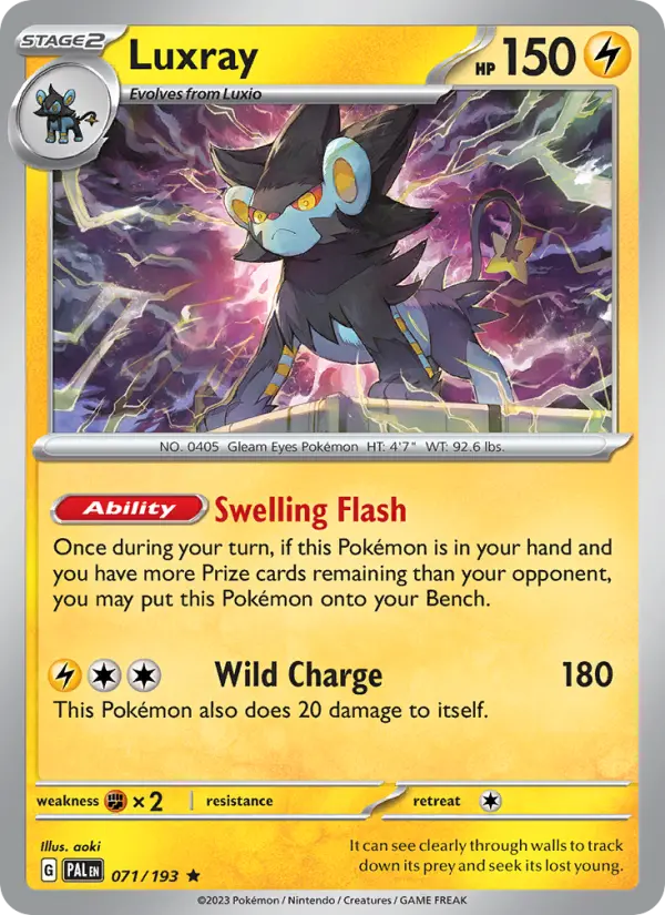 Luxray, Paldea Evolved 071