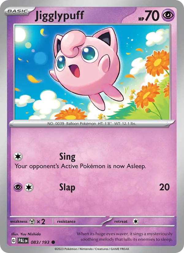 Jigglypuff, Paldea Evolved 083