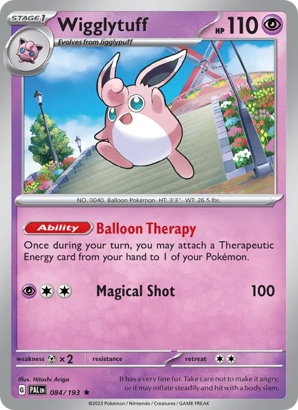 Wigglytuff, Paldea Evolved 084