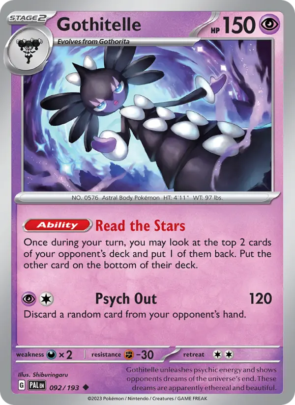 Gothitelle, Paldea Evolved 092