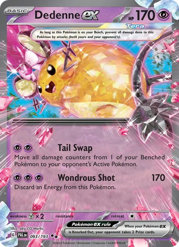 Dedenne ex, Paldea Evolved 093
