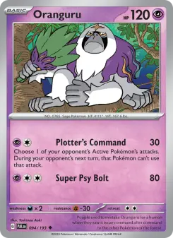 Oranguru, Paldea Evolved 094