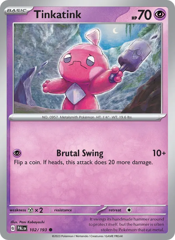 Tinkatink, Paldea Evolved 102