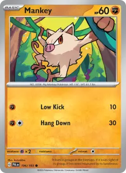 Mankey, Paldea Evolved 106