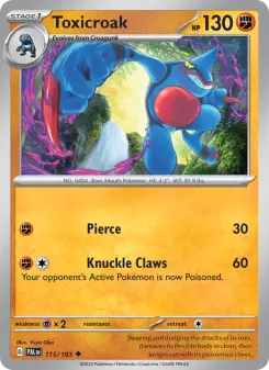 Toxicroak, Paldea Evolved 115