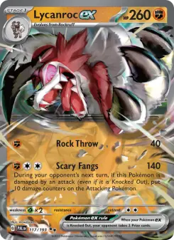 Lycanroc ex, Paldea Evolved 117