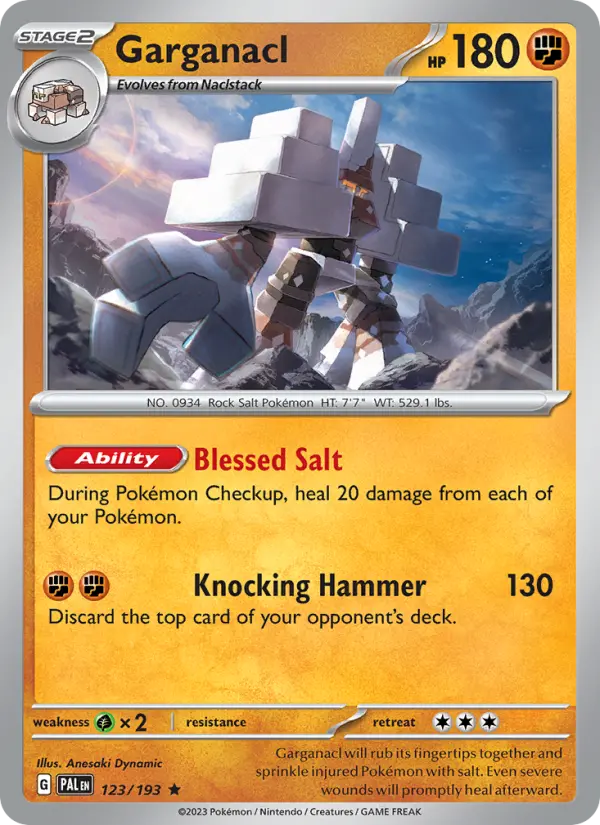 Garganacl, Paldea Evolved 123