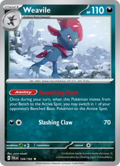 Weavile, Paldea Evolved 134