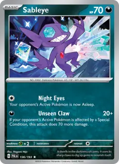 Sableye, Paldea Evolved 136