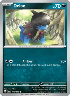 Deino, Paldea Evolved 138
