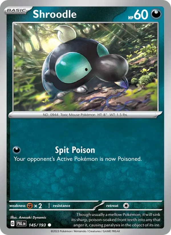 Shroodle, Paldea Evolved 145