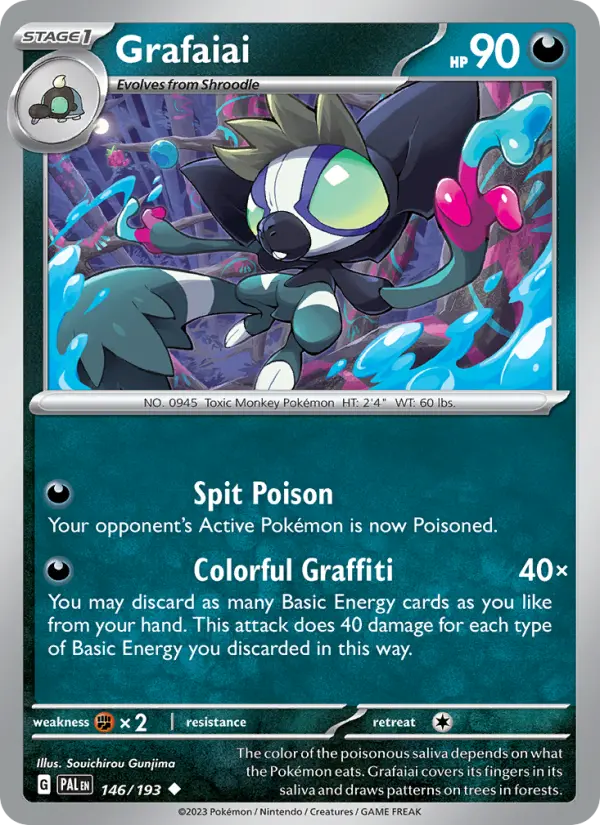 Grafaiai, Paldea Evolved 146