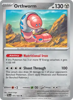 Orthworm, Paldea Evolved 151