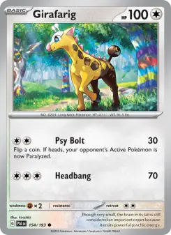 Girafarig, Paldea Evolved 154