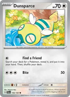 Dunsparce, Paldea Evolved 156