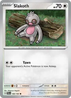 Slakoth, Paldea Evolved 160