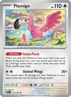 Flamigo, Paldea Evolved 170