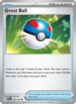 Great Ball, Paldea Evolved 183