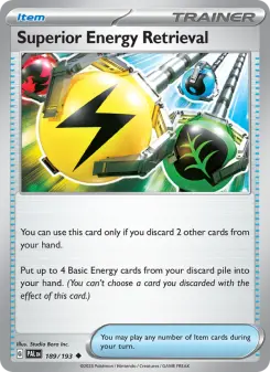 Superior Energy Retrieval, Paldea Evolved 189