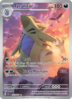 Tyranitar, Paldea Evolved 222