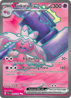 Tinkaton ex, Paldea Evolved 240