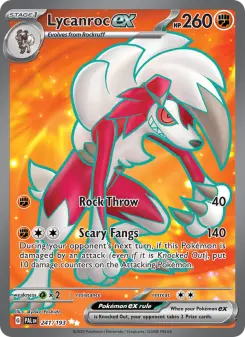 Lycanroc ex, Paldea Evolved 241